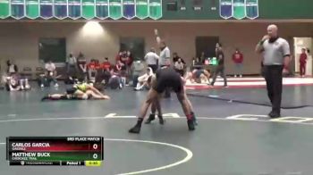 160 lbs 3rd Place Match - Matthew Buck, Cherokee Trail vs Carlos Garcia, Oakdale