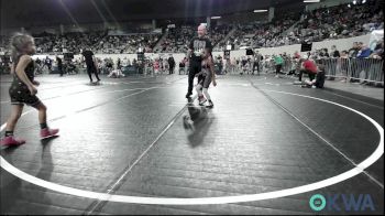46 lbs Semifinal - Alaina Bert, Del City Little League vs Raygen Bryant, Prime Wrestling