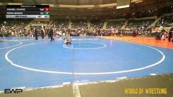 72 lbs 3rd Place - Anabel Chavez, Team Valley Wrestling Club vs Sofia Munoz, California Grapplers