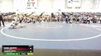 70 lbs Quarterfinal - Daniel Dziuban, Club Not Listed vs Connor Hanly, Club Not Listed