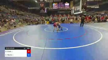 100 lbs Consi Of 8 #2 - Colby Cook, Oregon vs Colin Martin, Virginia