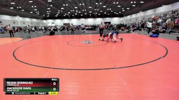 125 lbs Cons. Round 4 - Mackenzie Davis, Grain Valley vs Reann Rodriguez, Lawrence HS