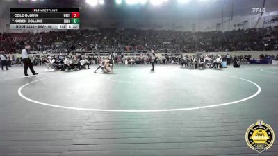 B6A-190 lbs Quarterfinal - Cole Olguin, Westmoore vs Kaden Collins, Edmond North