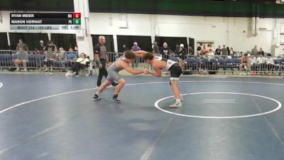 165 lbs Consi Of 32 #2 - Ryan Meier, MA vs Mason Horwat, PA