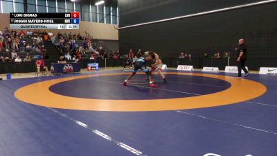 79kg Quarterfinal - Loki Bigras, London-Western Wrestling Club vs Josiah Mayers-noel, Hamilton Wrestling Club