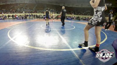 110 lbs Consolation - Tess Wright, Weatherford Youth Wrestling vs Jersey Yanes, DC Girls Wrestling