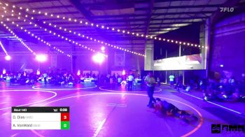 100 lbs Semifinal - Deion Dias, Shootbox vs Abel VonWald, Douglas WC