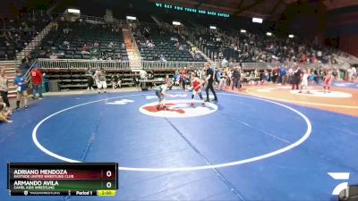 93 lbs Semifinal - Adriano Mendoza, Eastside United Wrestling Club vs Armando Avila, Camel Kids Wrestling