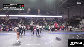 130 lbs 3rd Place Match - Phoenix Probasco, South Central Punisher vs Maggie Holle, Atwood Kids Wrestling Club
