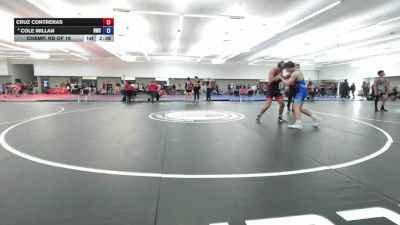138 lbs Champ. Rd Of 16 - Cruz Contreras vs Cole Millan, Delta Wrestling Club