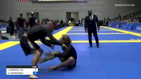 JOHNNY BOSWELL JR. vs ADAM WARDZINSKI 2021 World IBJJF Jiu-Jitsu No-Gi Championship