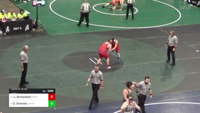 212 lbs Consi Of 16 #2 - Jaxen Borkowski, West Shore vs Deakon Snavely, Chambersburg