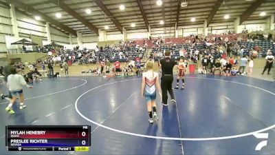 85 lbs Round 1 - Mylah Henebry, Idaho vs Preslee Richter, Nevada