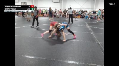 118 lbs Round 2 (4 Team) - Sarah Vehar, Level Up Wrestling Center vs Sparrow Sgarlata, AR-15
