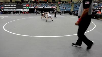 149 lbs Cons. Round 1 - Kolton Malone, Southern Oregon vs Tiernan Boots, Marian
