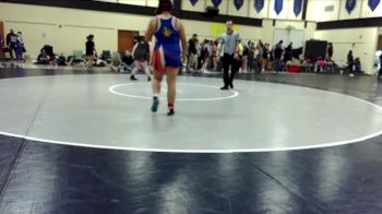 190lbs Cons. Round 2 - Tiana Hamilton, Napavine (Girls) vs Makenna Brower, Ridgefield (Girls)