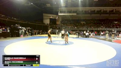 145 lbs Cons. Round 1 - Bianca Nucamendi, Placer vs Izabelle Mascorella, Sheldon