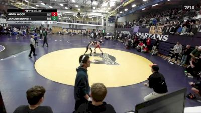 138 lbs Champ. Round 1 - Aiden Wood, Missoula Hellgate vs Zander Bennett, Ronan