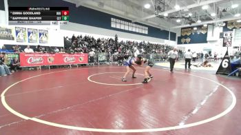 125 lbs Quarterfinal - Emma Goodland, Eleanor Roosevelt vs Sapphire Shafer, Colony