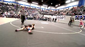 49 lbs Rr Rnd 2 - Blakelee Vinson, Weatherford Youth Wrestling vs Emma Livesay, RWC