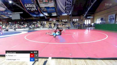 180 kg Rr Rnd 4 - Avry Ryhal, Lock Haven vs Isabella Gretzinger, Presbyterian College