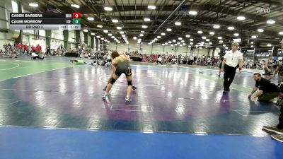 120 lbs Rr Rnd 3 - Caden Barbera, Iron Faith Black - HSB vs Caleb Morrow, ICE Wrestling Gold - HSB