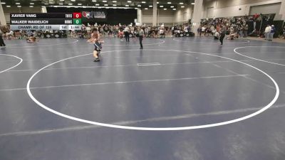 132 lbs Champ. Rd Of 128 - Xavier Vang, Team Nazar Training Center vs Walker Waidelich, New Richmond Wrestling Club