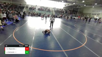 52 lbs Quarterfinal - Johnathan Schrenk, Brothers Of Steel vs Damian Alejandre, Ogden Tigers