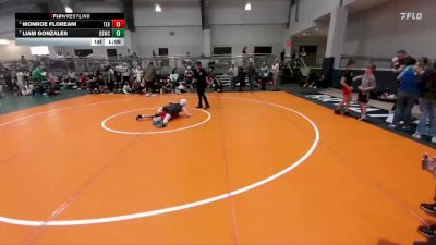 95 lbs Semifinal - Monroe Floreani, Texas vs Liam Gonzales, Dead Shot Wrestling Club