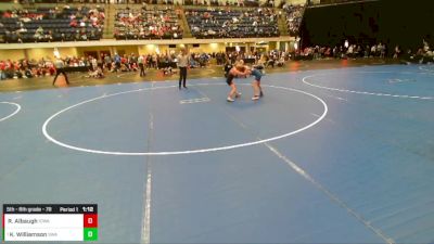 5th - 6th grade - 78 Semis - Kaden Williamson, Sebolt Wrestling Academy vs Ralen Albaugh, Iowa