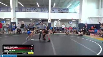 76 lbs Round 6 (8 Team) - Isaac Brown, Team Ohio vs Elijah Castanon, Mat Assassins