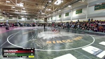 91 lbs Round 1 - Cora Sorenson, Watford City Wolves vs Stori Flores, Gering Wrestling Club