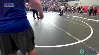 46 lbs Round Of 16 - Lane Pankaskie, Claremore Wrestling Club vs Izaiah Jones, Checotah Matcats