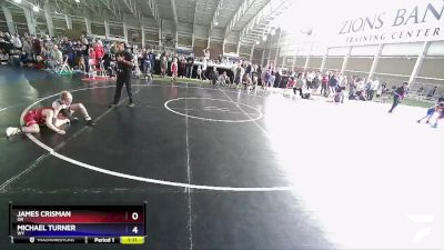 56 lbs Semifinal - James Crisman, OR vs Michael Turner, WY