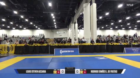 Rodrigo Simões L. De Freitas vs Louis Steven Accaria 2025 World IBJJF Jiu-Jitsu No-Gi Championship