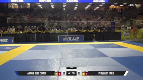 Persia Joy Darzi vs Abigail Rose Zarate 2025 Pan Kids Jiu-Jitsu IBJJF Championship