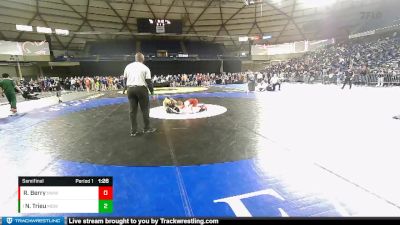 100 lbs Semifinal - Nathaniel Trieu, Mat Demon Wrestling Club vs Rowdy Berry, NWWC