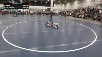 106 lbs Champ. Rd Of 128 - Eli Shea, South Side Wrestling Club vs Blaze Sevigny, Berge Elite Wrestling Academy