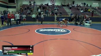 215 lbs 1st Place Match - Cole Carter, Jasper vs Randall Jaquez, Homewood Hs