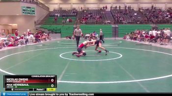 106 lbs Semis & 1st Wb (8 Team) - Nicolas Owens, North Gwinnett vs Max Hennebaul, Archer