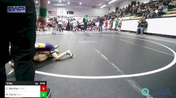 67 lbs Rr Rnd 3 - Colson Beckley, Team Tulsa Wrestling Club vs Nelijah Davis, Black Fox Wrestling Club