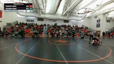 150 lbs Cons. Semi - Zayden Stahl, Lovell vs Kason Cahill, Rock Springs