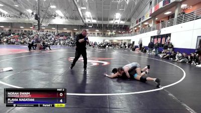 117 lbs Cons. Round 6 - Norah Swaim, McKendree University vs Flavia Nagatani, GVWC