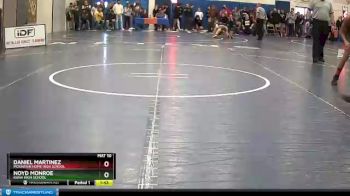 106 lbs Champ. Round 2 - Noyd Monroe, Kuna High School vs Daniel Martinez, Mountain Home High School