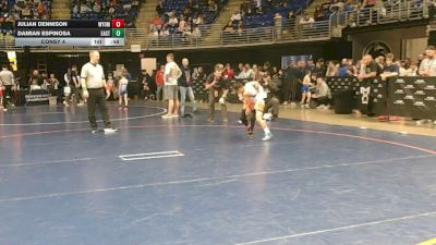 60 lbs Consy 4 - Julian Dennison, Wyoming Area vs Damian Espinosa, Easton
