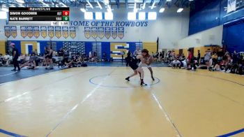 150 lbs Semis & Wb (16 Team) - Nate Barrett, VSUS Athletics RTC vs Simon Goodwin, The Outsiders