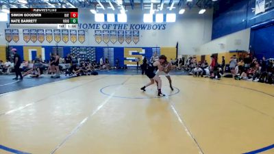 150 lbs Semis & Wb (16 Team) - Nate Barrett, VSUS Athletics RTC vs Simon Goodwin, The Outsiders