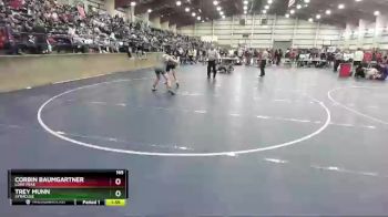 165 lbs Champ. Round 1 - Corbin Baumgartner, Lone Peak vs Trey Munn, Syracuse