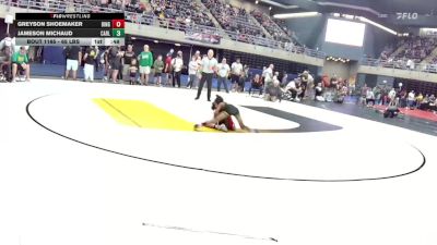 65 lbs Consi Of 8 #2 - Greyson Shoemaker, Binghamton vs Jameson Michaud, Carlisle