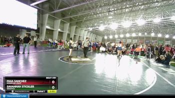 145 lbs Cons. Round 1 - Savannah Stickler, Wasatch vs Maia Sanchez, Mountain Crest